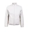 Barbour Korbel Zip Up Collar Jacket In White