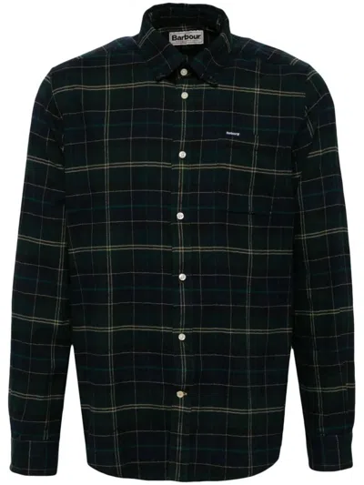 Barbour "kyeloch Tailored" Shirt Clothing In Green