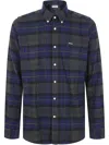 Barbour Man Shirt Dark Green Size 3xl Cotton In Green