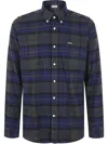 Barbour Man Shirt Dark Green Size 3xl Cotton In Green