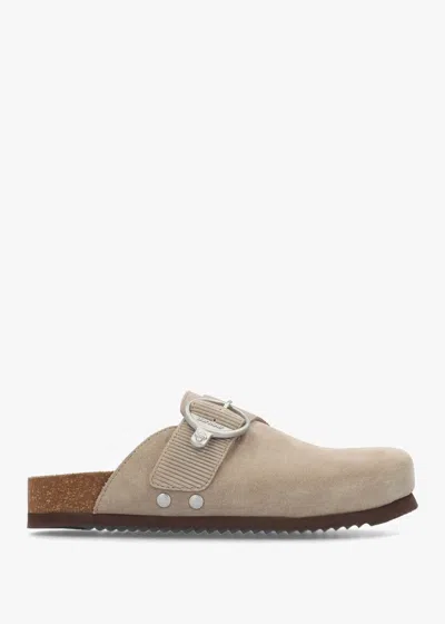 Barbour Kyra Taupe Closed Toe Sandals In Neutral