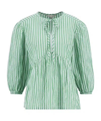 Barbour Lace-up Cardigan In Multi