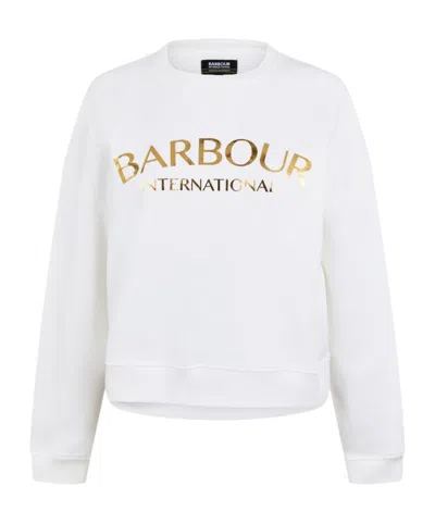 Barbour Laia Logo Sweatshirt In White