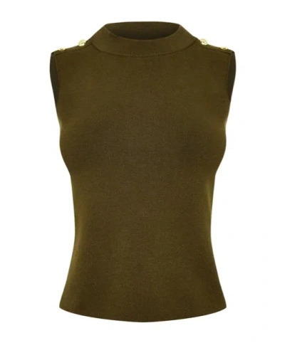 Barbour Laia Sweater Vest In Brown