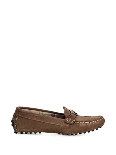 Barbour Laire Womens Driving Shoes In Brown