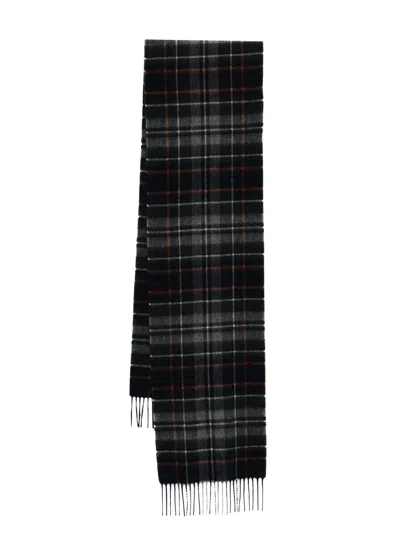 Barbour Lambswool & Cashmere Scarf For Men In Navy