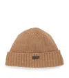 Barbour Lambswool-blend Kelson Beanie In Neutral