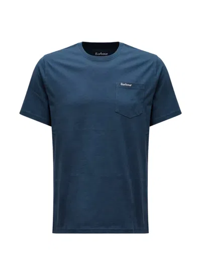 Barbour Langdon Pocket T-shirt In Blue