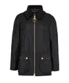 Barbour Allerstone Jacket Corduroy Collar In Black