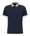Barbour Lapel Short Sleeve Polo Shirt In Blue