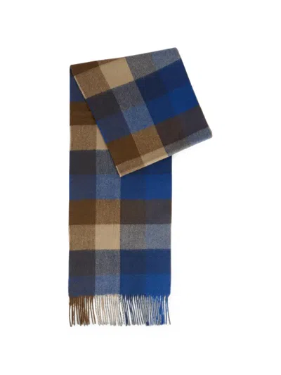 Barbour Large Check-pattern Scarf In Multi