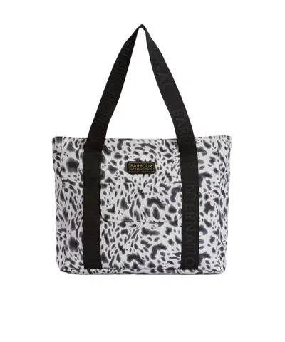 Barbour Largecapacity Zipper Pouch In Black