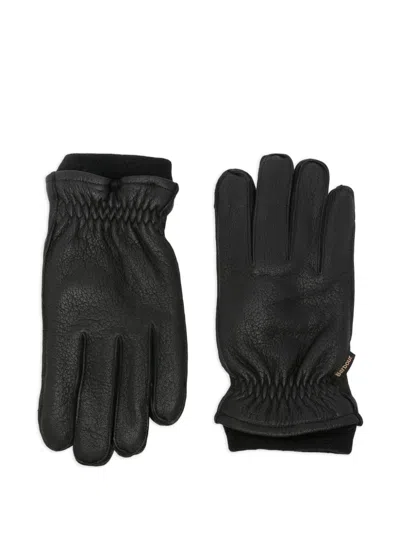 Barbour Layered Gloves In Brown