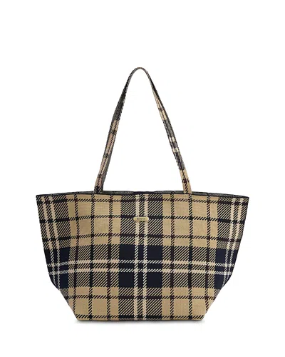 Barbour Layla Large Tartan Tote Bag In Multi