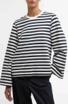 Barbour Layla Stripe Sweatshirt In Multi
