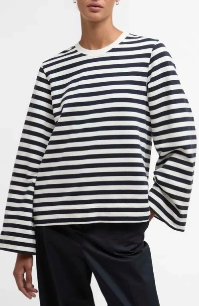 Barbour Layla Stripe Sweatshirt In Multi
