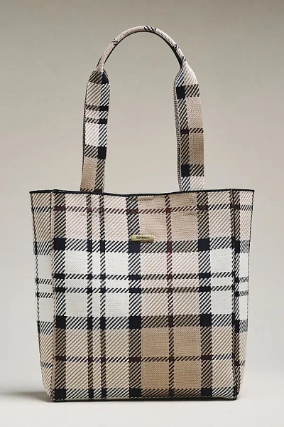 Barbour Layla Tartan Tote Bag In Brown