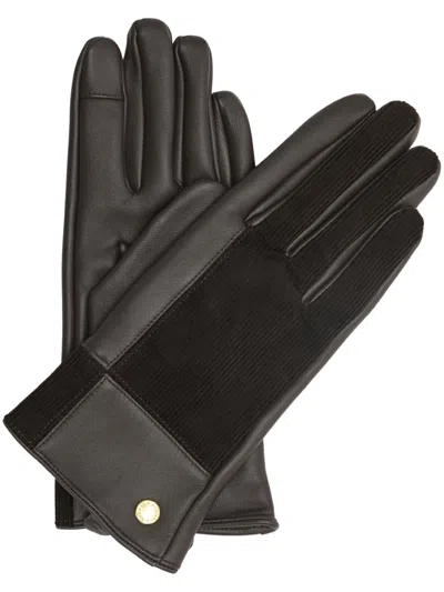 Barbour Leather Mini Gloves For Women In Brown
