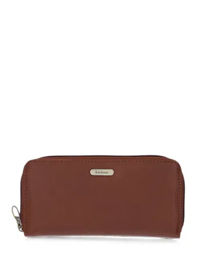 Barbour Leather Wallet In Brown