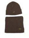 Barbour Sweeper Legacy Beanie In Brown