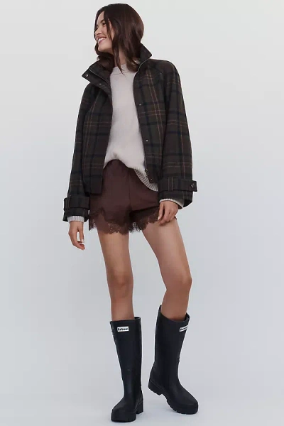 Barbour Leighton Tall Welly Boots In Black