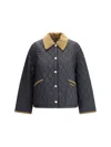 Barbour Liddesdale Cropped Icons Quilted Jacket In Black