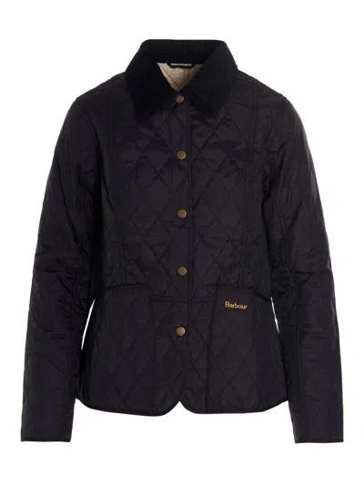 Barbour Women Blue Liddesdale Down Jacket, M Luxury Jackets For Women Darveys