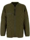 Barbour Army Green Nylon Liddesdale Jacket In Green