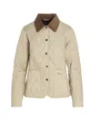 Barbour Summer Liddesdale Diamond Quilted Jacket In Beige
