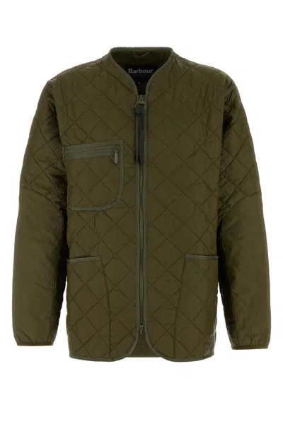 Barbour Army Green Nylon Liddesdale Jacket