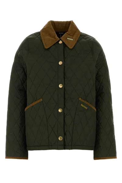 Barbour Liddesdale Nylon Jacket For Women In Green