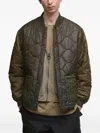 Barbour Liddesdale Quilted Bomber Jacket In Green
