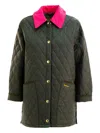 Barbour X Anthropologie Icons Liddesdale Quilted Jacket In Gray