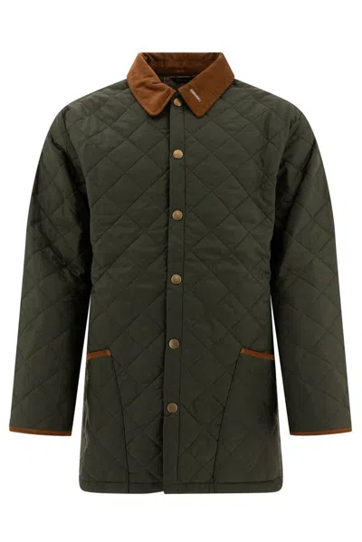 Barbour Liddesdale Quilted Jacket In Green