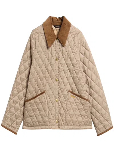 Barbour Liddlesdale Cropped Jacket Light Taupe