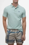 Barbour Lightweight Sports Piqué Polo In Pale Apple