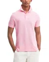 Barbour Lightweight Sports Polo Shirt In Faded Pink