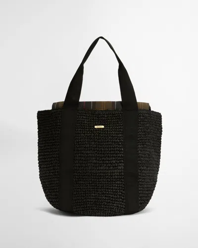 Barbour Lily Womens Beach Tote In Black