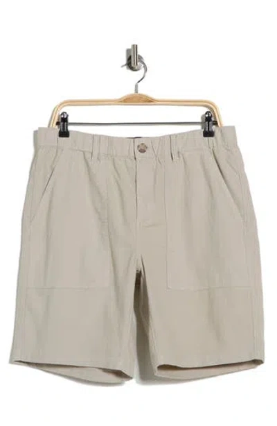 Barbour Linen & Cotton Shorts In Gray