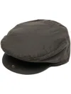 Barbour Logo Baker-boy Cap In Grün