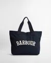 Barbour Logo Beach Bag In Pink
