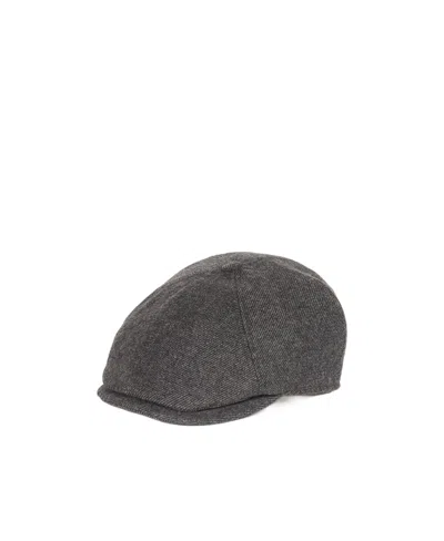 Barbour Logo Beret In Gray