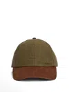 Barbour Cotton Transport Baseball Cap In Green