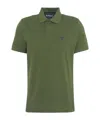 Barbour Polo Shirt In Pique Cotton With Logo In Green