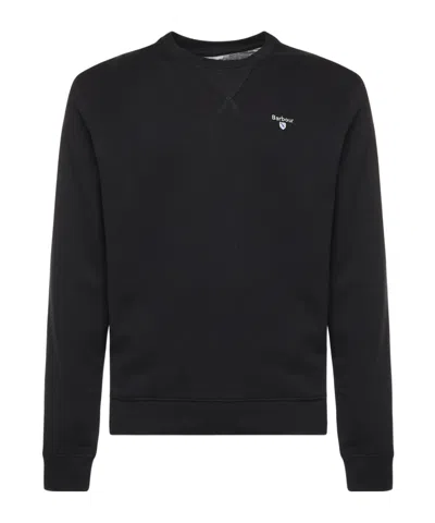 BARBOUR BARBOUR LOGO EMBROIDERED CREWNECK SWEATSHIRT