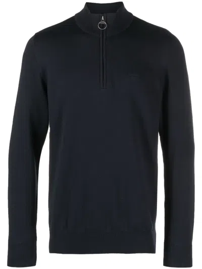 Barbour Sweater Men Color Navy In Blue
