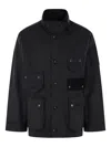 Barbour Logo-embroidered Jacket In Black