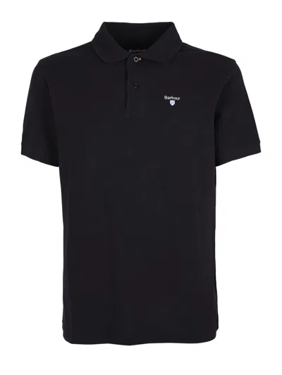 BARBOUR LOGO EMBROIDERED POLO SHIRT