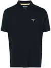Barbour Logoed Polo Shirt In Blue