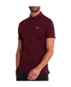 Barbour Tartan Pique Polo Shirt In Brown